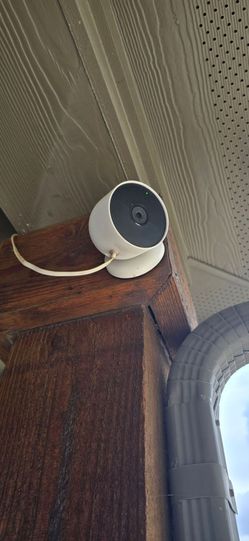 Google Nest Battery Camera with 1 regular charger and 1 20ft outdoor charger