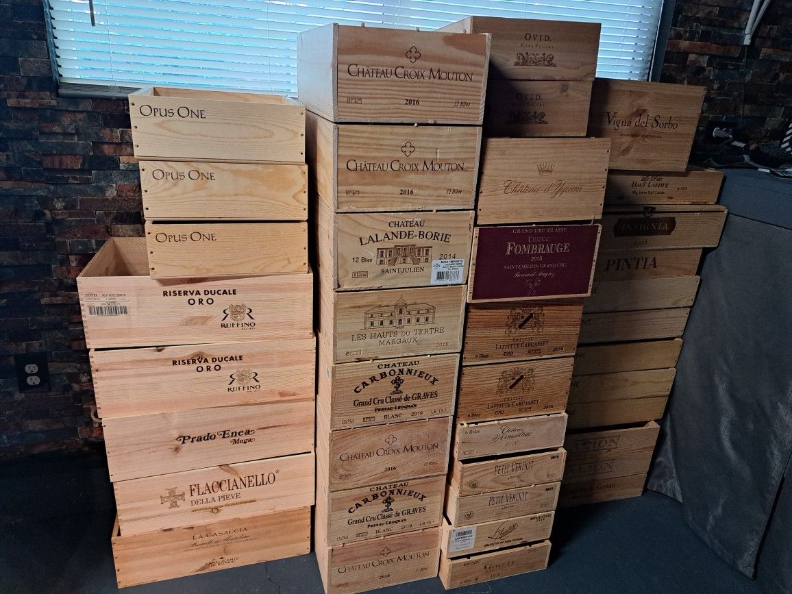 Solid Wood Wine Boxes/crates