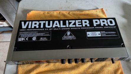 Behringer Virtualizer Pro High Performance 24 Bit Multi Engine Effects DSP2024P
