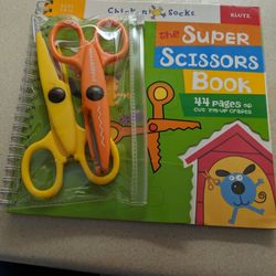 Klutz Chicken Socks Super Scissors Book