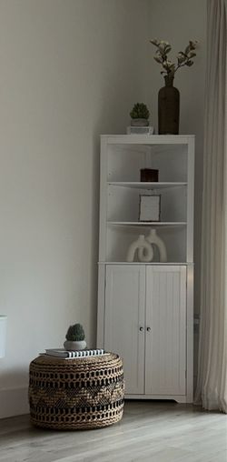 White Corner Shelf