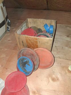 Lot of Plastic Pipe End Caps