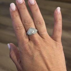 Heart Diamond Ring