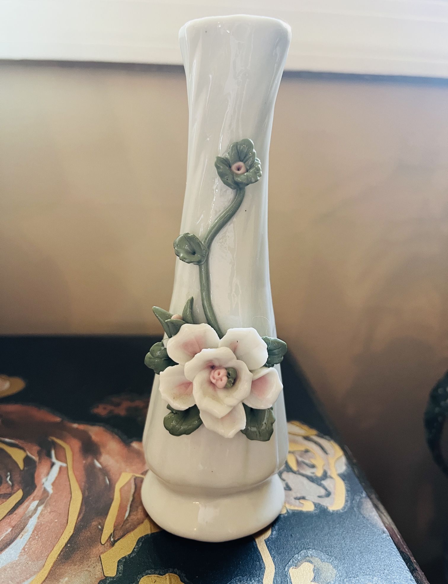 Vintage Rose Bud Vase