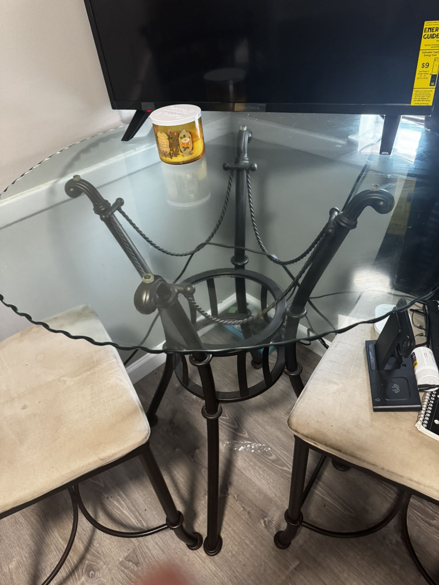 Glass Table With Chairs