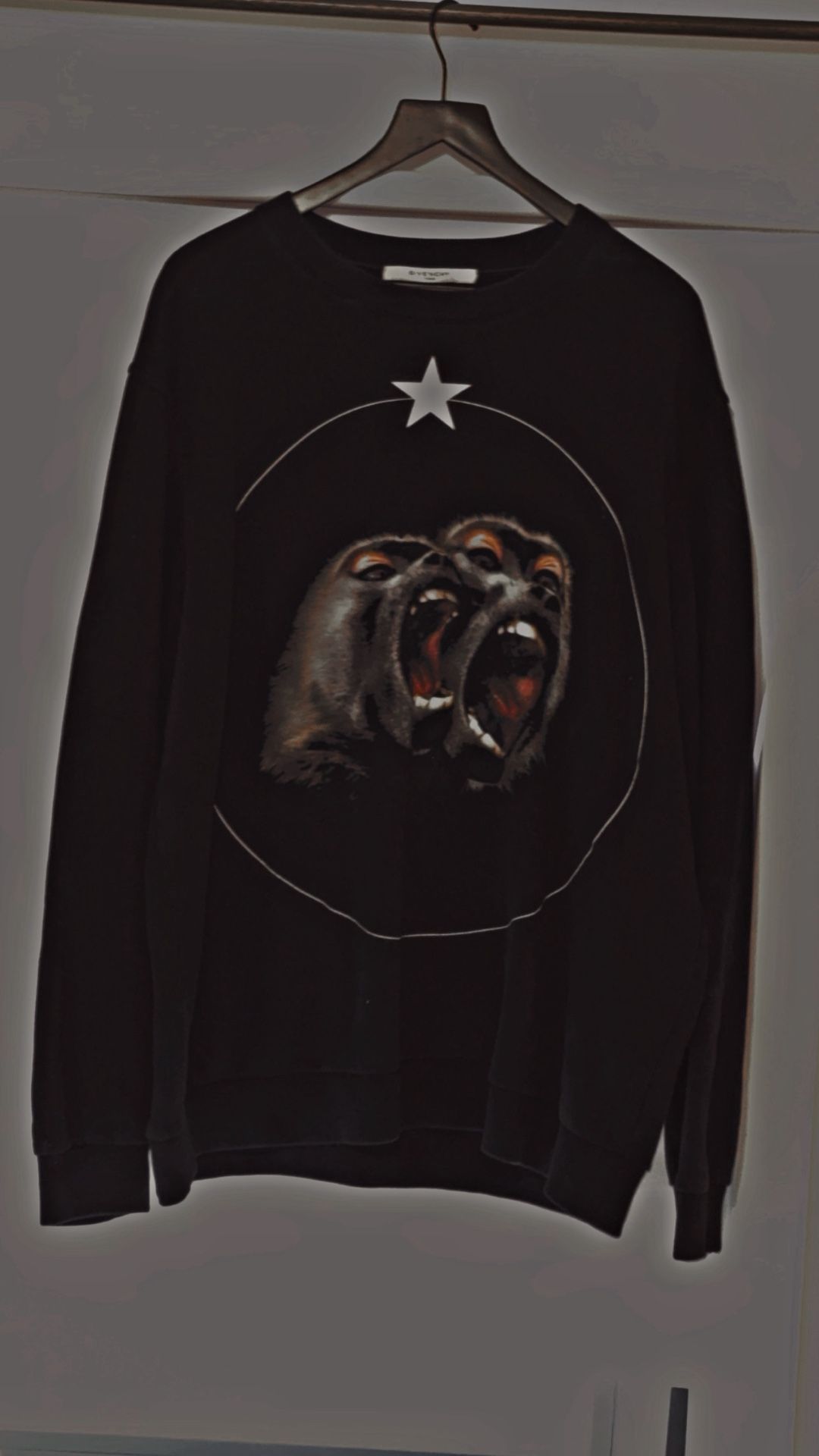 Givenchy Monkey Brothers Crewneck Hoodie / Sweater 1000% Authentic Size XXL