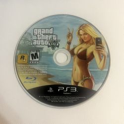 Grand Theft Auto V 5 Five (Sony PlayStation 3, PS3) Disc Only, Tested Works GTA