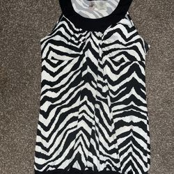 Zebra Dress Size Large For $5