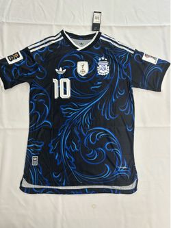 Lionel Messi Argentina World Cup away jersey