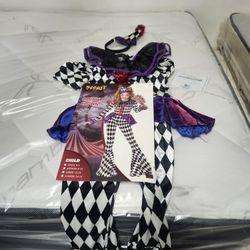 Carnival Clown Girls Size 8-10 Price 20 Firm