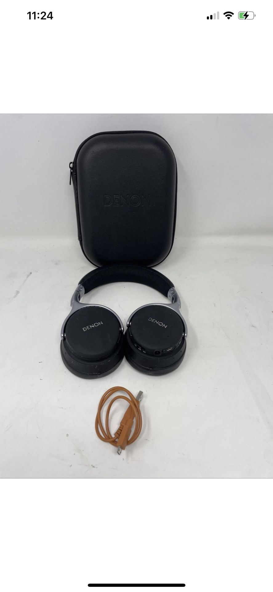 Denon AH-GC20 Bluetooth Headphone High Resolution Sound Noise Canceling W/case,