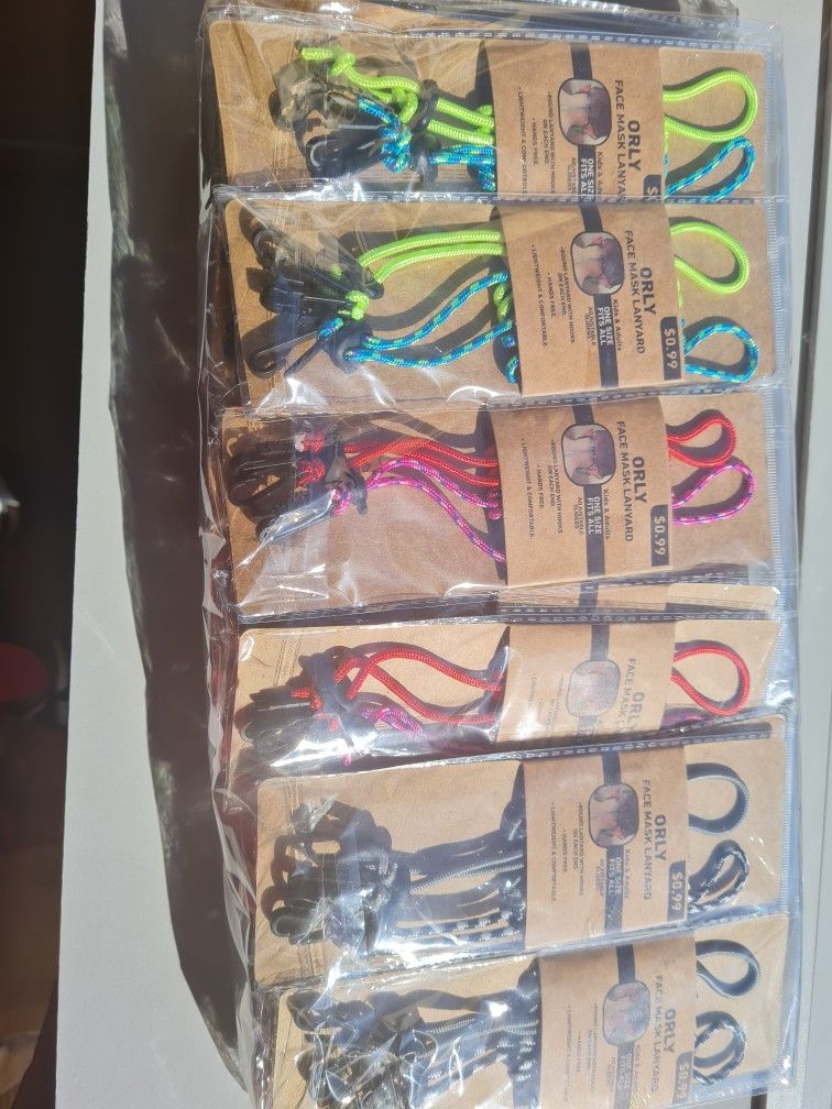 FACE MASK LANYARDS ( 24 PACK )