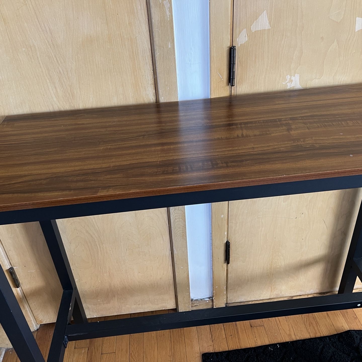 Metal Base Dining Table 