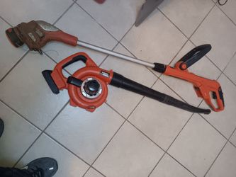 Black and Decker Weed Eater and Leaf Blower