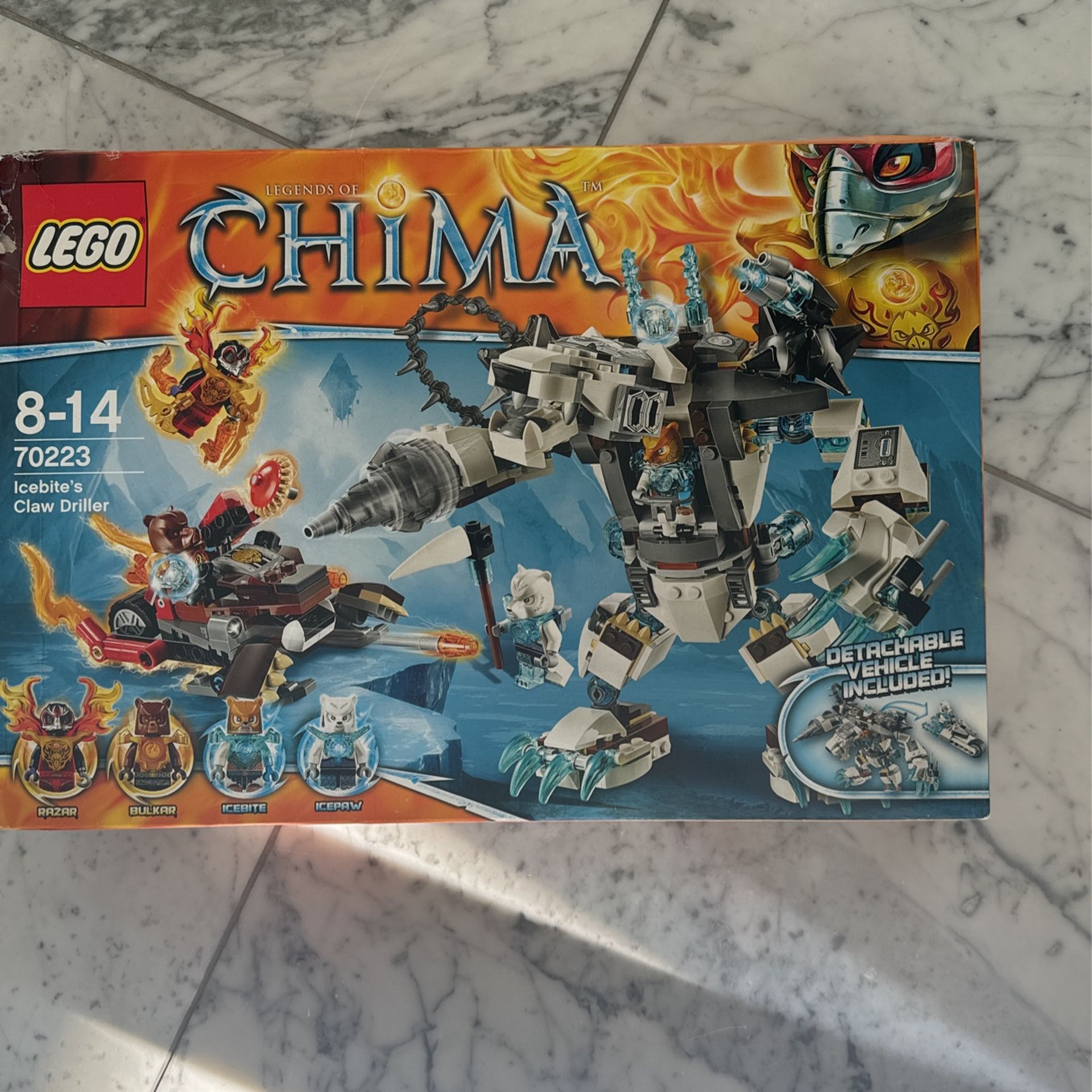 Legends Of China Lego 70223 Icebites Claw Driver Discontinued