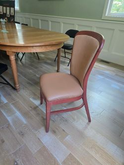 10 Dining chairs solid cherry Wood