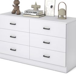 Brand New White Vanity Desk with 6 Drawers – Garage Pickup