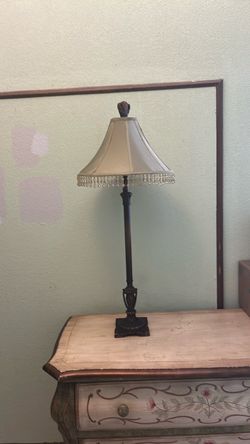 Ornate Candlestick Lamp