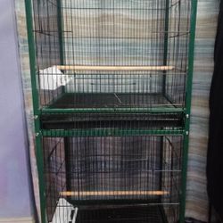 DOUBLE STACK BIRD CAGE 