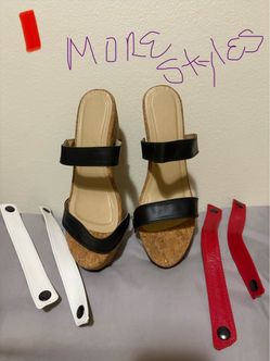 Shoes with interchangeable straps!