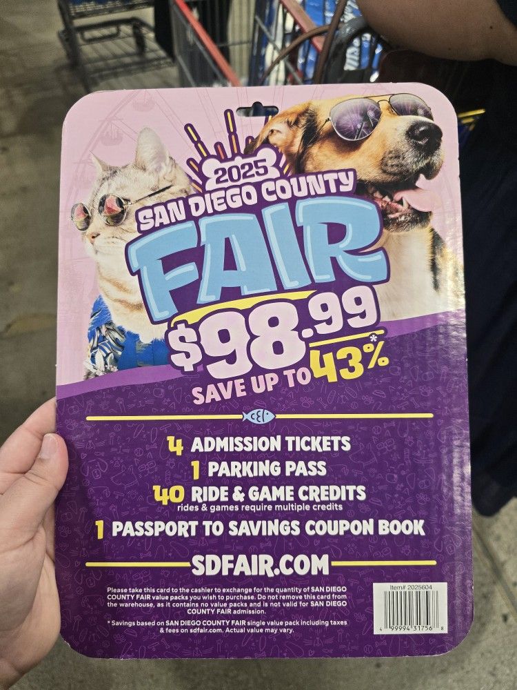 Del Mar Fair Tickets 