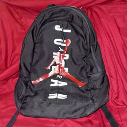 Air Jordan Jumpman Logo Spilt Backpack Bred (L) 