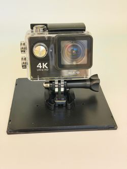 4K Ultra HD Action Camera with Waterproof Case & Accessories