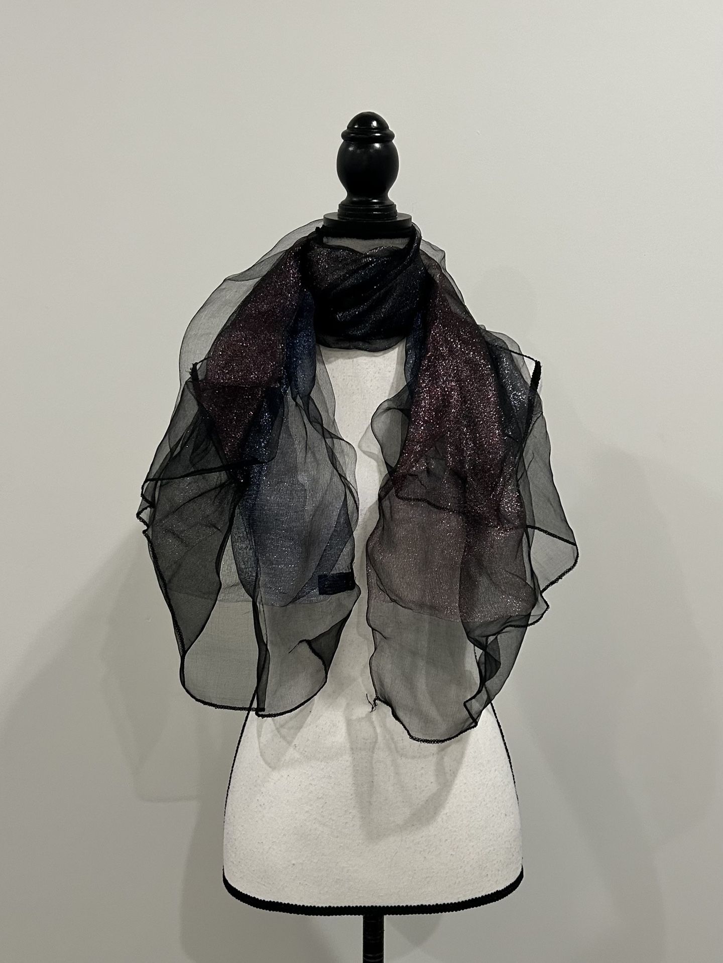 Saachi Ombré Metallic Wrap/Scarf