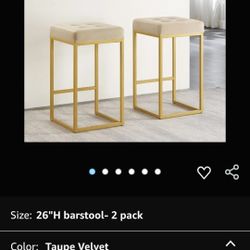24KF Contemporary Counter Height Stools Set 