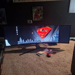 Samsung 49in Curved Monitor...O.B.O