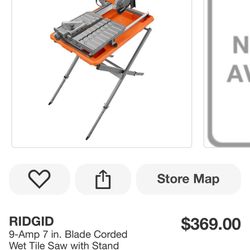 Ridgid Tile Saw