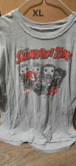 Avengers Shwarma Graphic T-Shirt XL