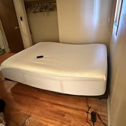 Adjustable Queen Bed Frame and Mattress