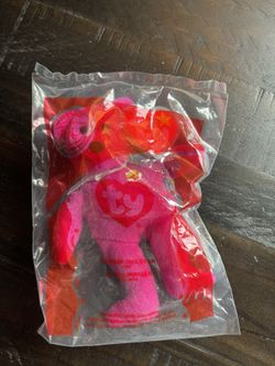 Burger The Bear Beanie Baby