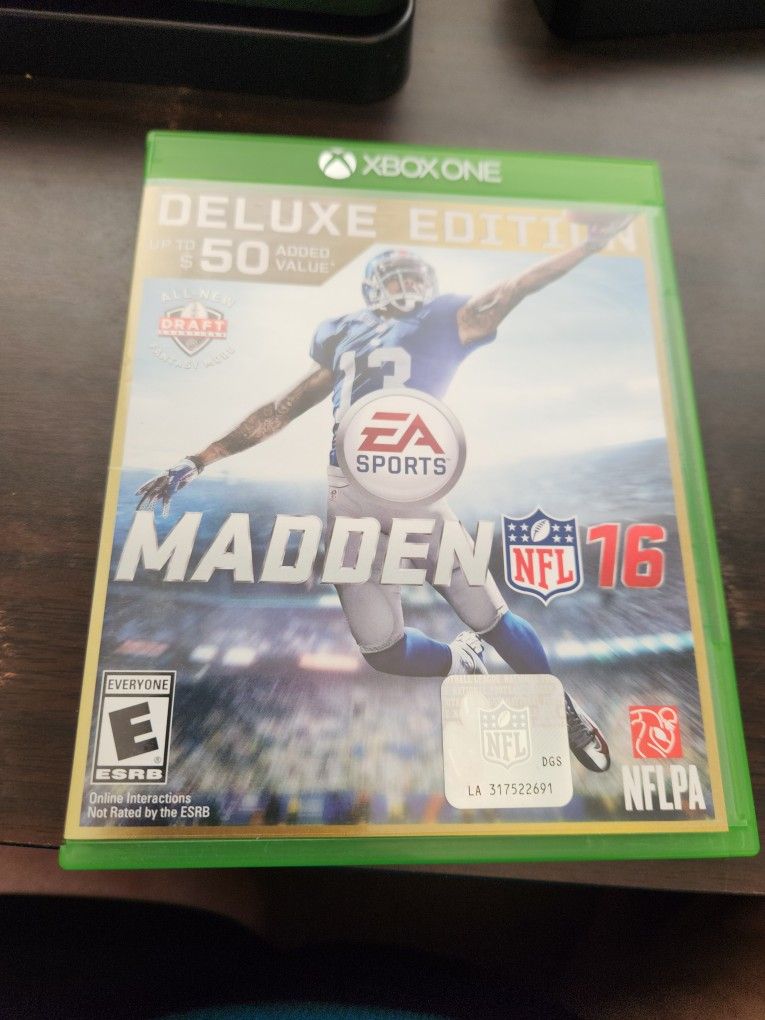 Madden NFL 16 (Microsoft Xbox One, 2015)