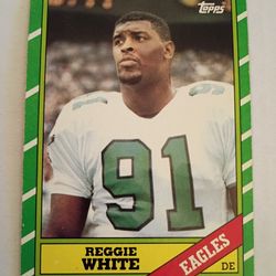1986 Topps Set Break Reggie White #275 Rookie Card