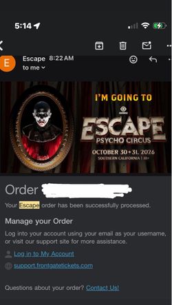 Escape Ticket