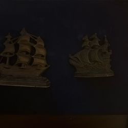 Nautical Book Ends  Vintage