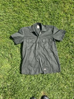 Y2K Dickies Flannel Olive Green 