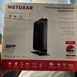  NETGEAR N750 Wireless Dual Band Gigabit WIFI Wireless Router WNDR4300