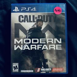 Call Of Duty Modern Warefare PS4