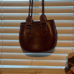 Brown Vintage Leather Purse