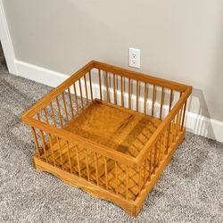 Oak Doll / Toy storage