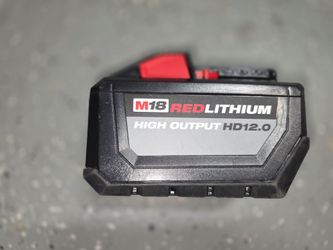 Milwaukee M18 12.0ah high output battery