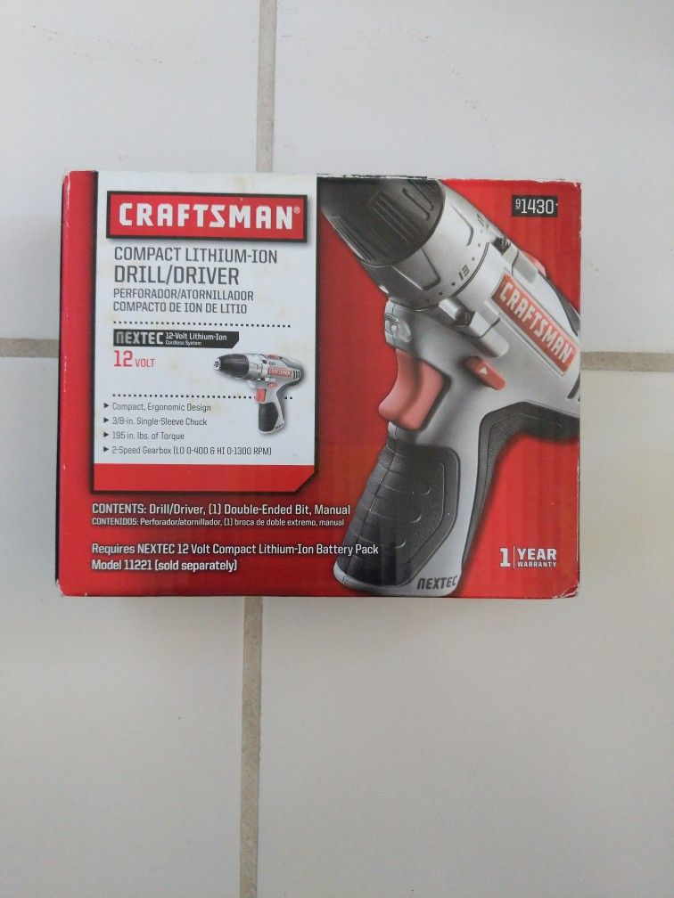 Craftsman Compact Lithium-Ion Drill/Driver