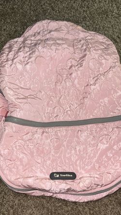 Pink hearts car seat cover