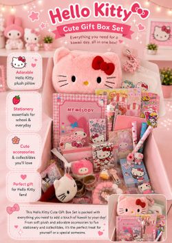 🎀 Hello Kitty Gift Box Set — $90 NOW $80