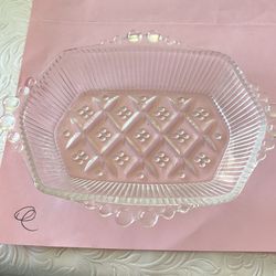 Vintage glass trinket/candy dish