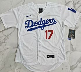 Dodgers Ohtani White Jersey Fully Stitched For Men 