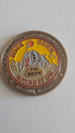 Rock Comm Bring it on 386th Expeditionary Communications Medal Collector Coin